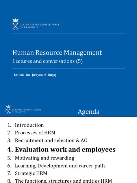 Human Resource Management Lectures And Conversations Pdf