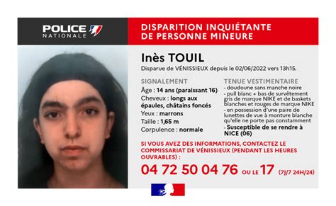 Vénissieux Disparition Inquiétante Dune Jeune Fille De 14 Ans