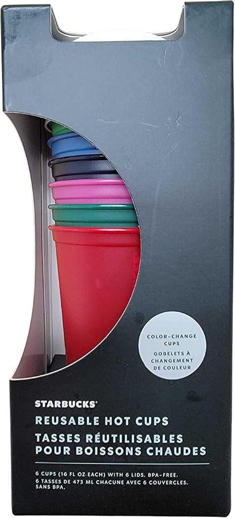 Buy Starbucks Holiday Limited Color Changing Reusable Hot Cups With Lids Set Of Online