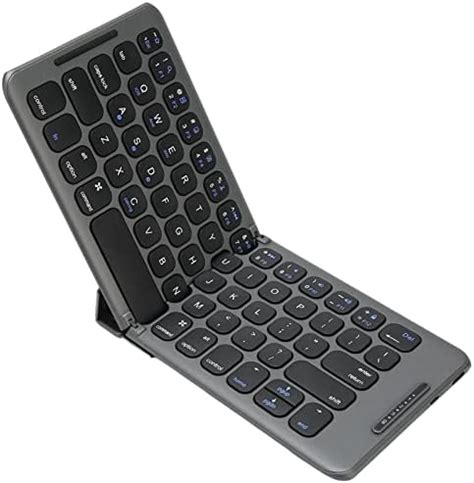 Ashata Teclado Bluetooth Plegable Mini Teclado Inal Mbrico Compatible