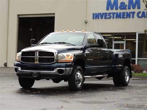 2006 Dodge Ram 3500 Dually 4x4 5 9l Cummins 6 Speed Manual 1 Ton