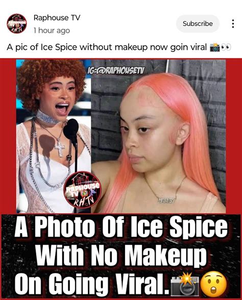 BREAKING: A Pic Of Ice Spice WITHOUT MAKEUP Is Now Going Viral!!!! 👀 | Sports, Hip Hop & Piff ...