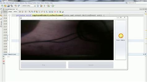 How To Take Snapshots From Webcam And Save It Using Java With Opencv
