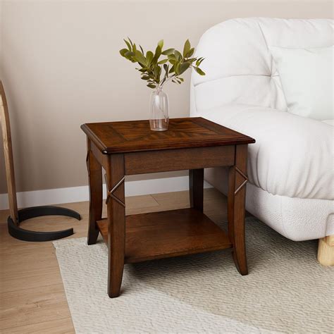 Red Barrel Studio® Vinton American Vintage Rectangular End Table With