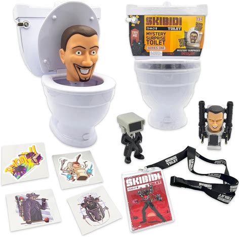 Skibidi Toilet Mystery Toilet Mystery Toilet With Surprise Toys To Discover Inside Officially