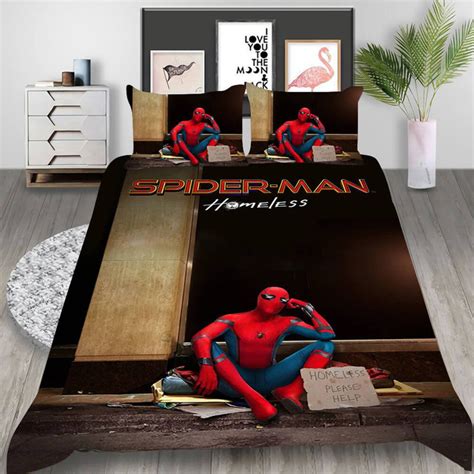 Parure De Lit Super H Ros Spider Man No Way Home Marvel Housse De C