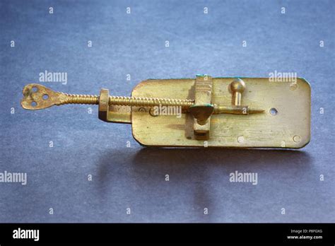 Replica Of Van Leeuwenhoek Microscope Stock Photo Alamy