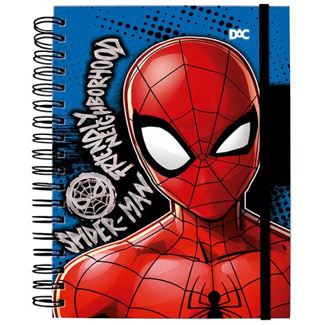 Caderno Inteligente Espiral Smart Universit Rio Homem Aranha Dac