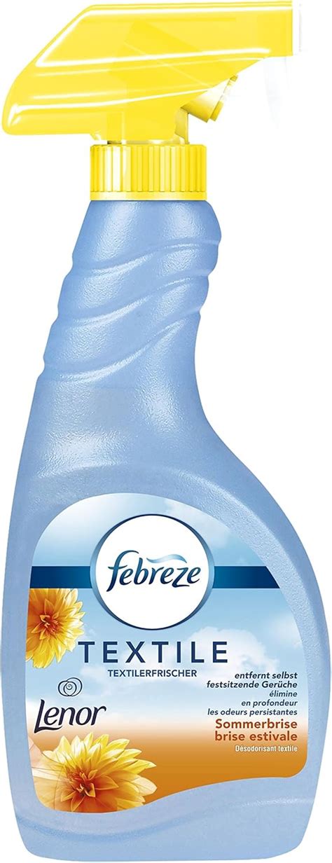 Febreze Lenor Sommerbrise Textilerfrischerspray 4er Pack 4 X 500 Ml