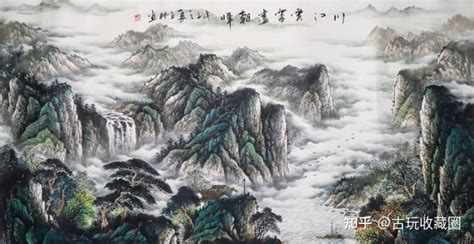 深圳世浩2023“金牛春晓”拍卖会｜王林山水画《川江云雾尽朝晖》 知乎