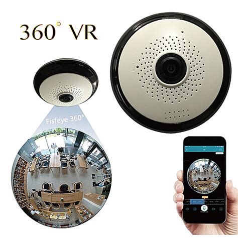 Panoramic Ip Wi Fi Smart Home Phone Security Camera P Ceiling Vr