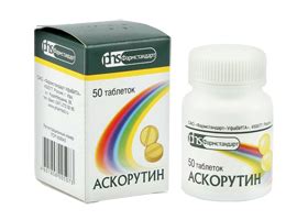 Таблетки Аскорутин: инструкция по применению, цена, отзывы при ...