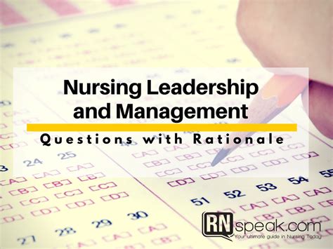 Nursing Leadership And Management Practice Test