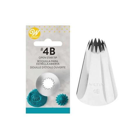 Wilton Open Star Tip 4B Nozzle Equipment From The Cake And Sugarcraft