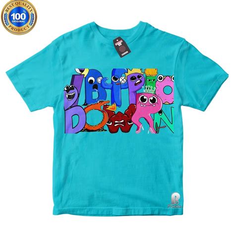 Jual Baju Anak Kaos Atasan Anak Alphabet Lore X Rainbow Friends Unisex