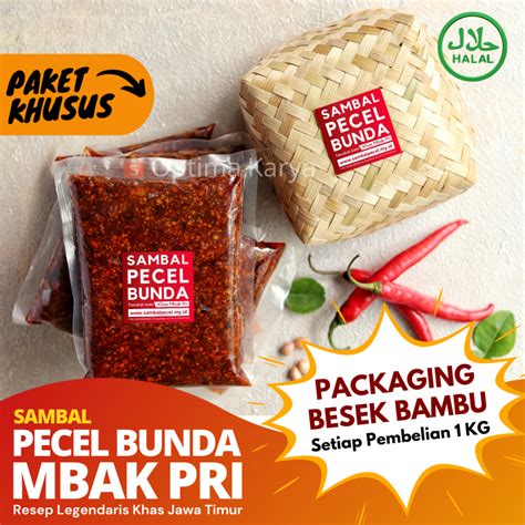 Jual Sambel Pecel Bunda Khas Mbak Pri Sambel Pecel Madiun Sambel