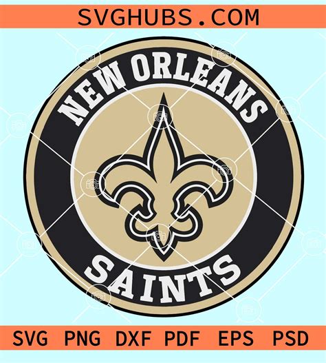 New Orleans Saints Svg Saints Svg Nfl Svg Ncaa Svg Mlb Svg