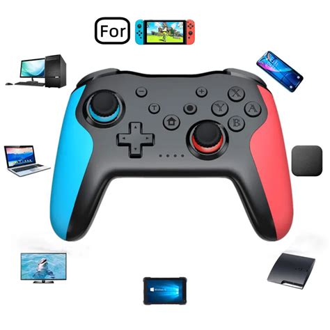 2 pçs bluetooth 2 4g controlador sem fio para nintendo switch pro pc