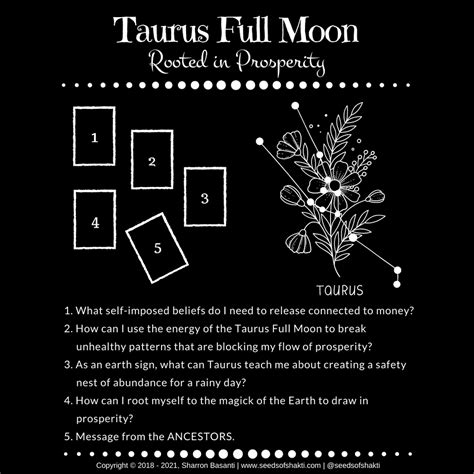 Sacred Ritual for the Full Moon in Taurus – Seeds of Shakti