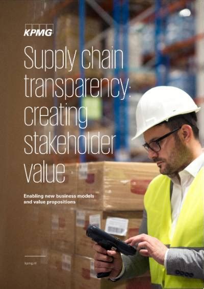 Supply Chain Transparency Kpmg Nederland