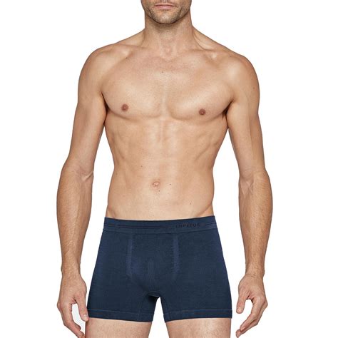 Boxer Homme Coton Stretch Essentials Bleu Par Impetus