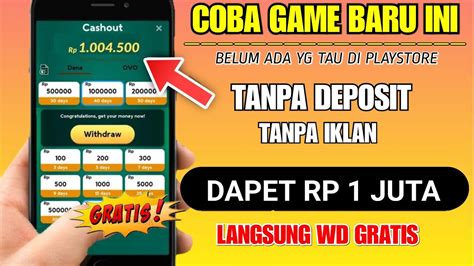 TERBUKTI GAME BARU TANPA IKLAN DIBAYAR 1 JUTA GAME PENGHASIL UANG