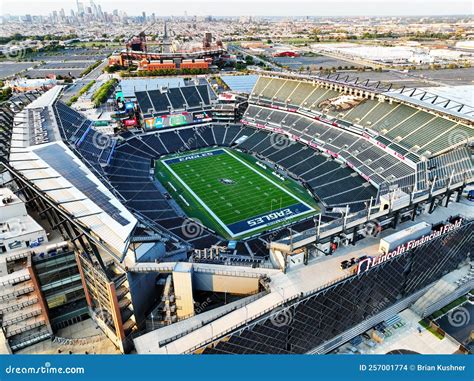 Aerial View of Empty Lincoln Financial Field in Philadelphia Editorial ...