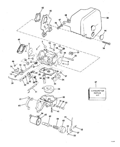 Johnson | Outboard Parts by HP | 25 | 25EL77S 1977 | CARBURETOR ...