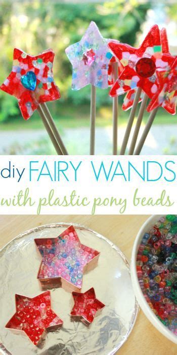 Diy Fairy Wands Made With Melted Pony Beads Diy Fairy Fairy