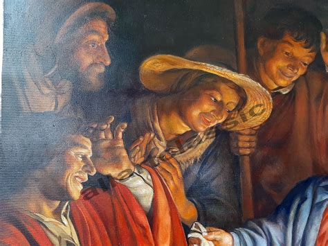 Gerrit Van Honthorst Adoration Of The Shepherds Painting Details