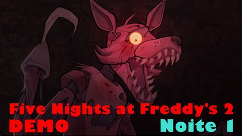 Five Nights At Freddys 2 Demo Noite 1 Youtube