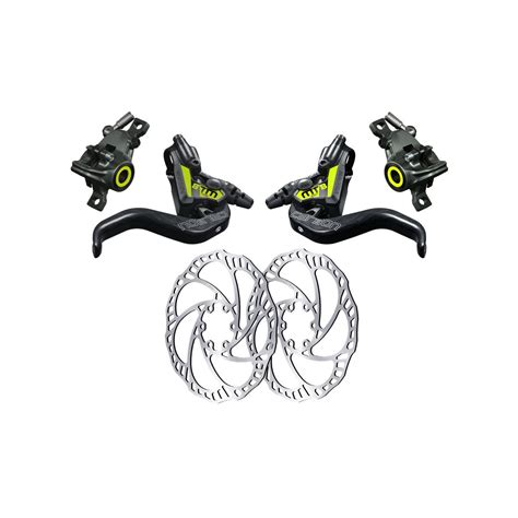 Magura Set Completo Freni A Disco Mt Front Rear Colore Nero Rosso