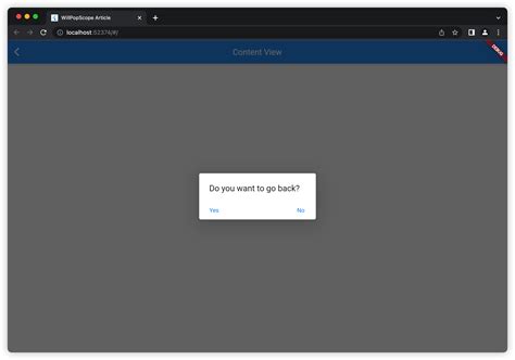 Flutter Willpopscope