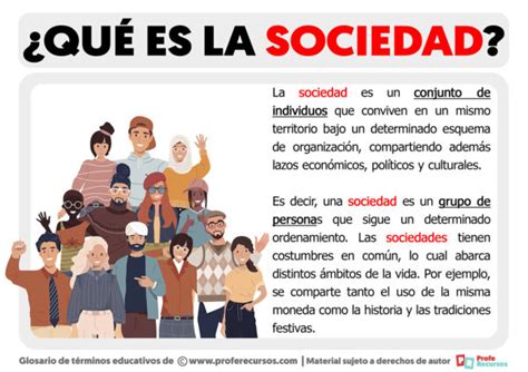 Qu Es La Sociedad Definici N De Sociedad