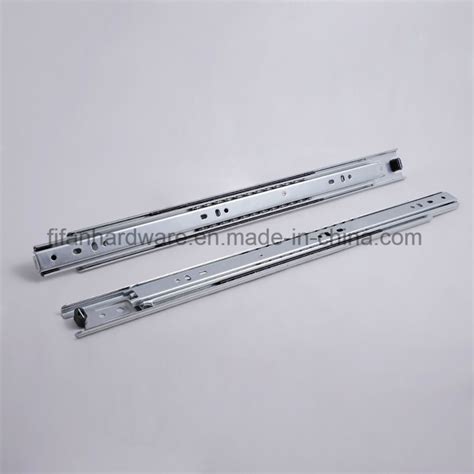 Mm Zinc Plated Or Black Chromate Ball Bearing Slide Drawer Channel