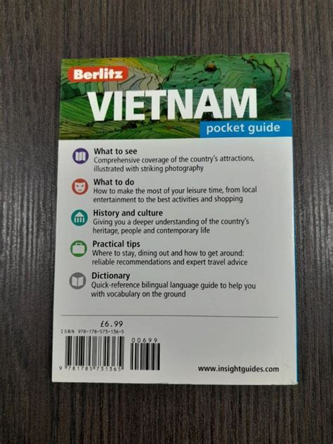 Vietnam Pocket Guide Dictionary Berlitz Hobbies Toys Books