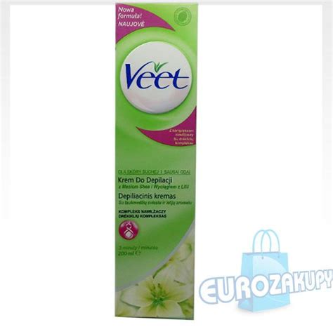 Produkt do depilacji Veet krem do depilacji z Masłem Shea i wyciągiem z