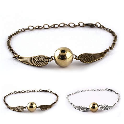 Pulseira De Pomo De Ouro De Harry Potter E Como Rel Quias Da Morte