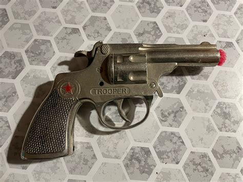 1950s Hubley Trooper Toy Cap Gun Etsy