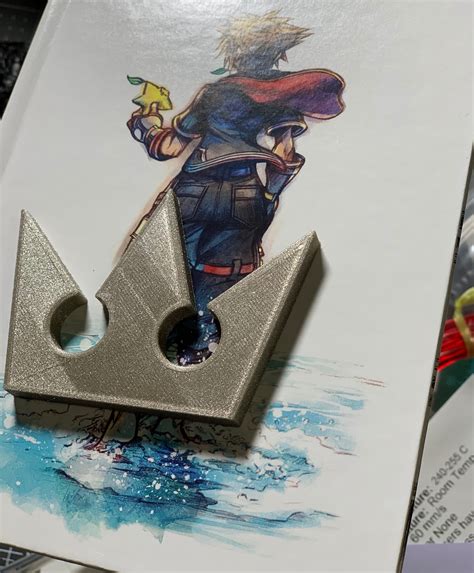 Sora 3d Printed Necklace Kingdom Hearts 3