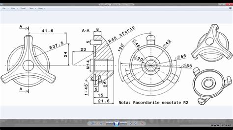 Catia Part Design Drawing