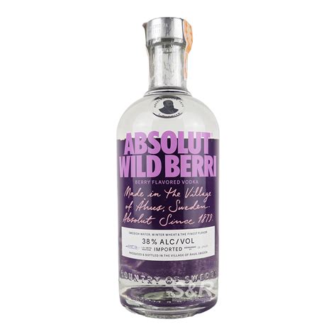 Absolut Wild Berri Flavored Vodka 700ml