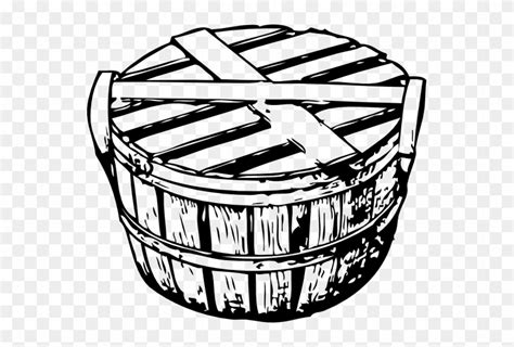 Bushel Basket Ink Sketch Stock Clipart | Royalty-Free | FreeImages - Clip Art Library