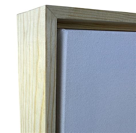 Natural Ponderosa Pine Wood Floater Frame For 15 Deep Canvas