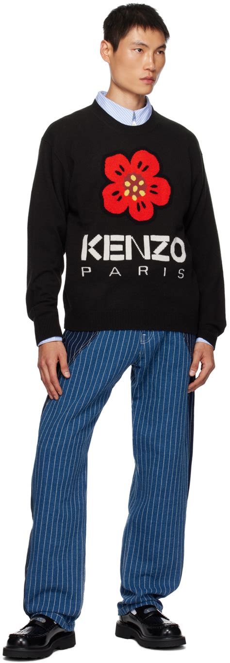 Kenzo Blue Kenzo Paris Paneled Jeans Kenzo