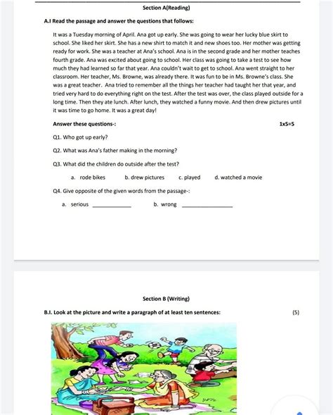 English Worksheet For Grade 3 Artofit