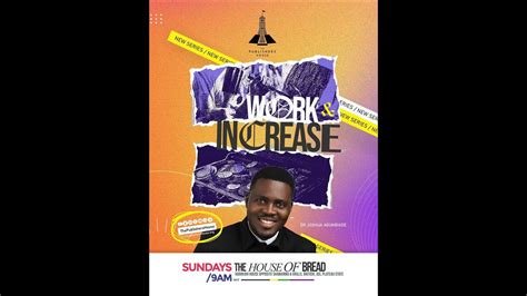 Dr Joshua Agunbiade Work And Increase Sunday Service St