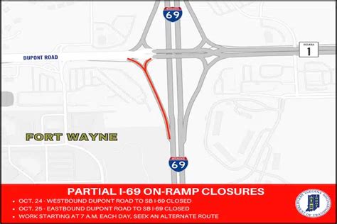 Partial Ramp Closures Planned For Paving At I 69 Dupont Rd 103 9