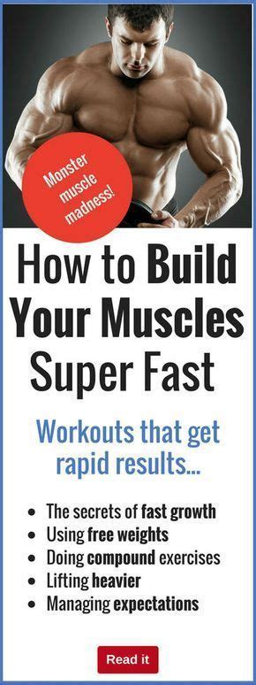 How To Build Muscle Mass Fast Simple Workouts For Rapid Results Build Muscle Fast Workouts