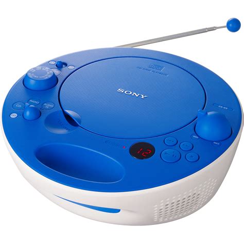 Sony ZS-E5 Colorful CD Boombox With AM/FM Tuner (Blue) ZS-E5BLUE